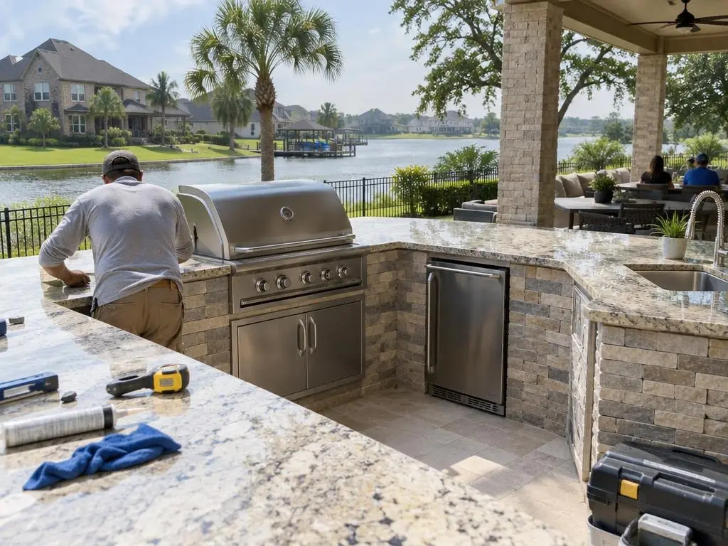 Outdoor Kitchen Countertops in League City, TX